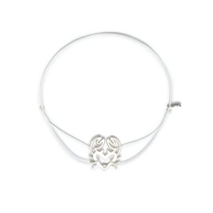 Brazalete Cáncer con piedra