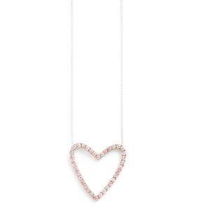 Collar Amor Etéreo 3cm engastado - Rosa