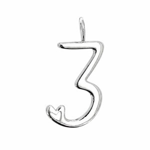 Dije Número para collar - 4cm