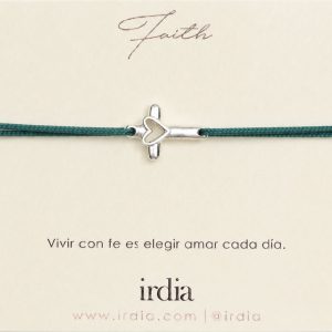 Brazalete Faith - corazón irdia